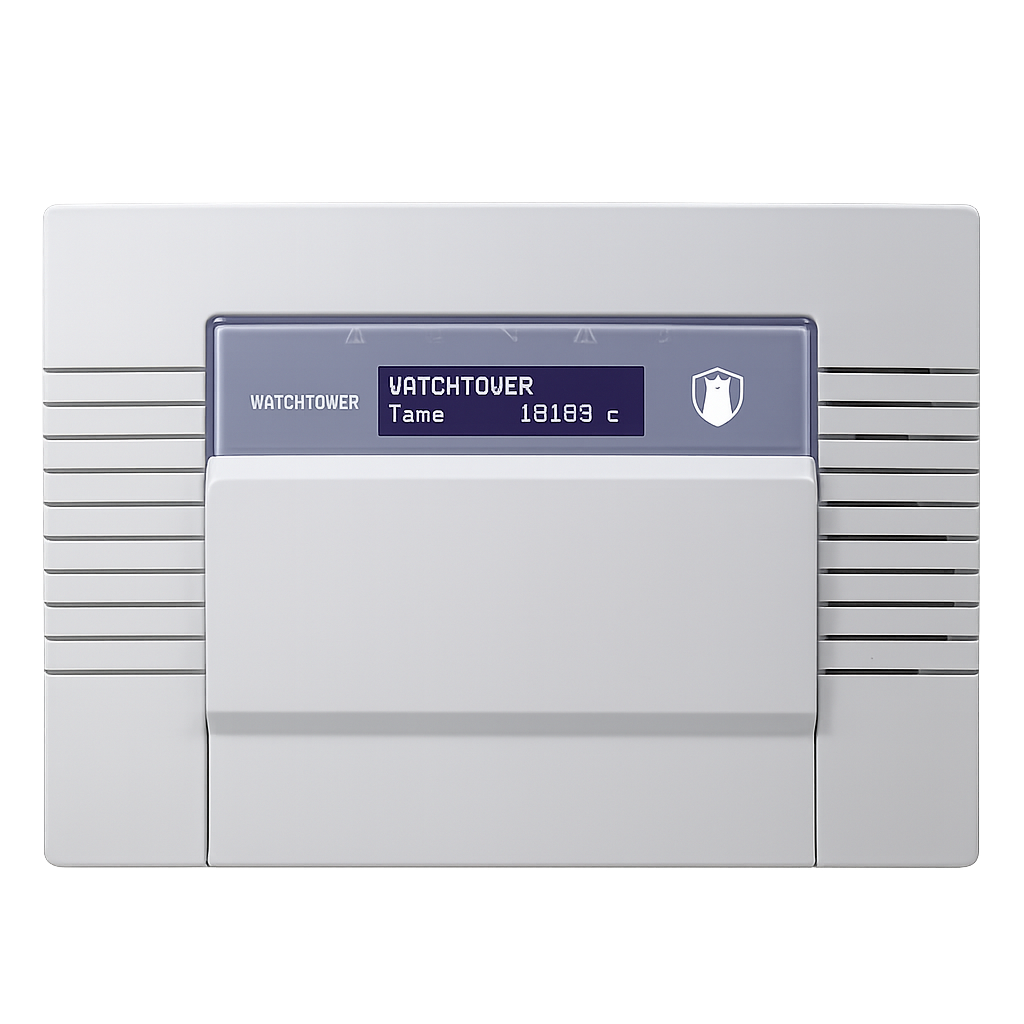 Intruder alarm keypad and motion sensors